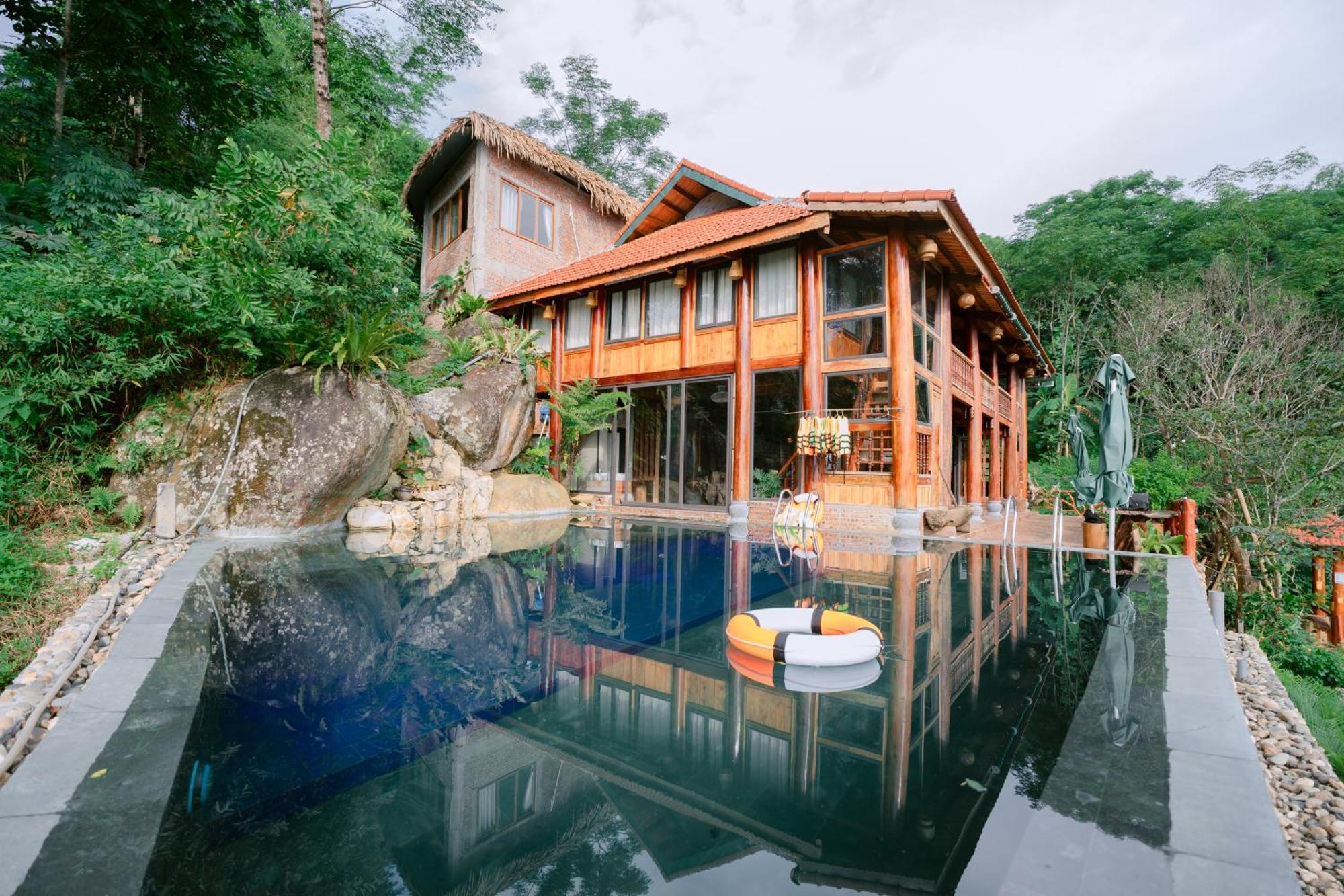 Pu Luong Sala Homestay Huong Ba Thuoc Esterno foto