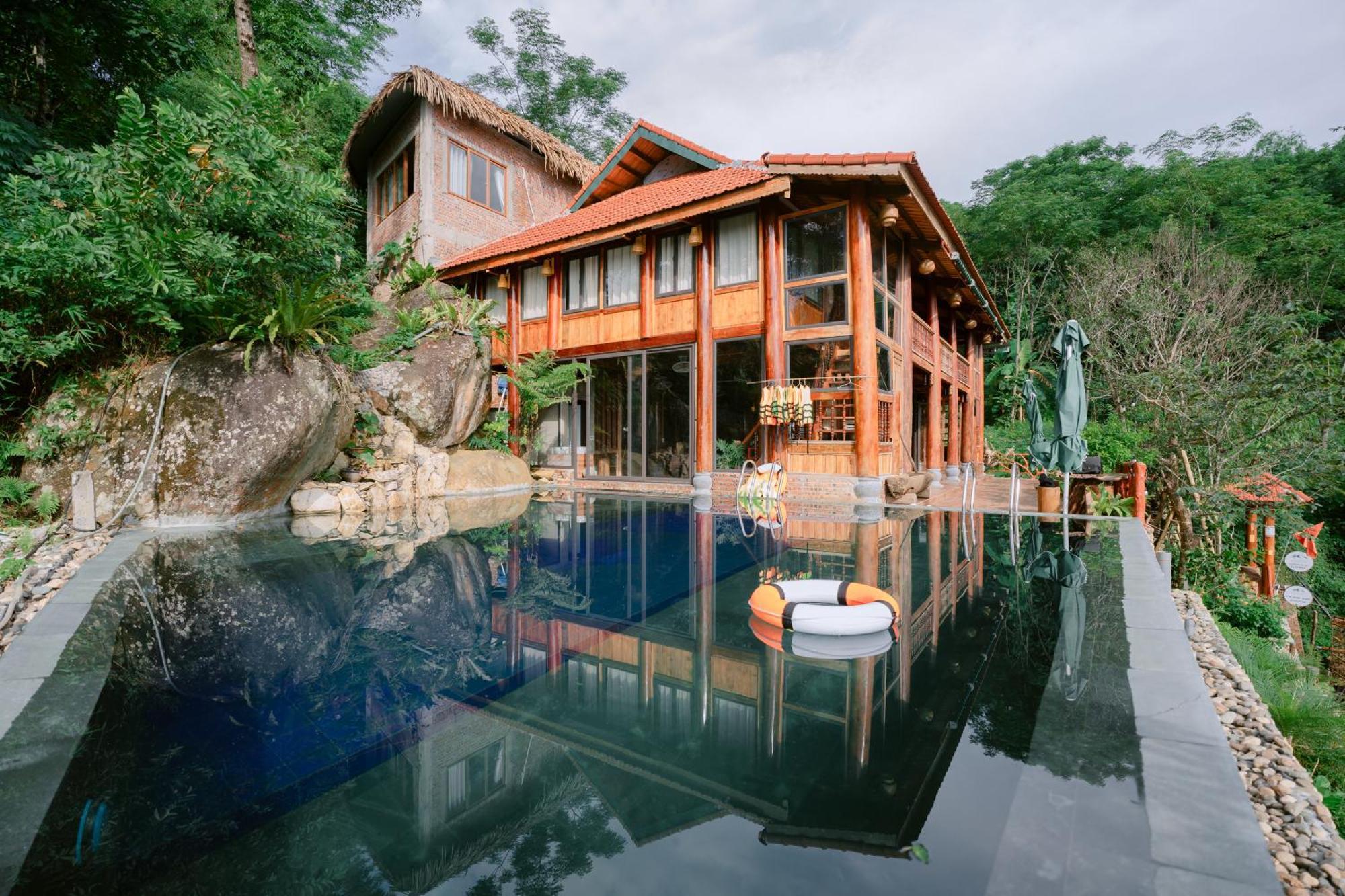 Pu Luong Sala Homestay Huong Ba Thuoc Esterno foto
