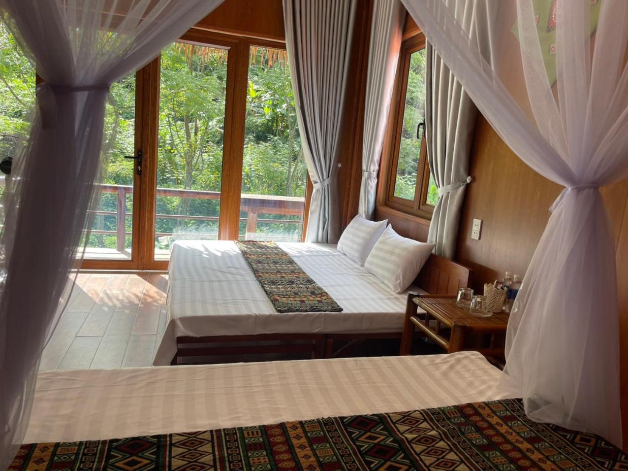 Pu Luong Sala Homestay Huong Ba Thuoc Esterno foto