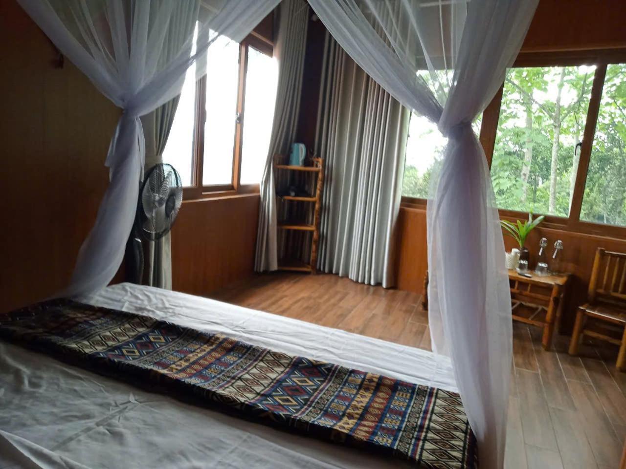 Pu Luong Sala Homestay Huong Ba Thuoc Esterno foto